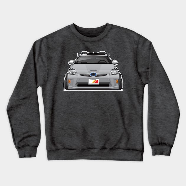 2009 Prius Stanced color Crewneck Sweatshirt by RBDesigns